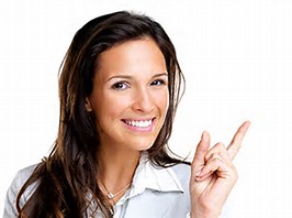 lady pointing lady pointing